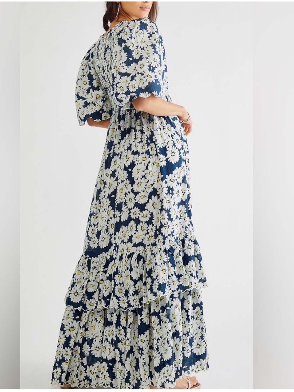 Free People X Timo viscose Donny Maxi Dress L - Picture 3 of 4
